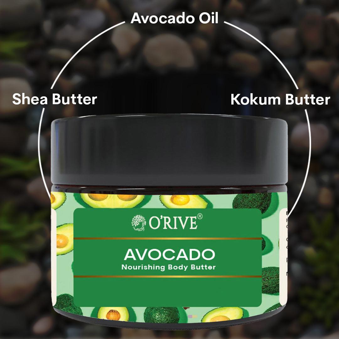 Avocado Body Butter | Intense Moisturization - Orive Organics