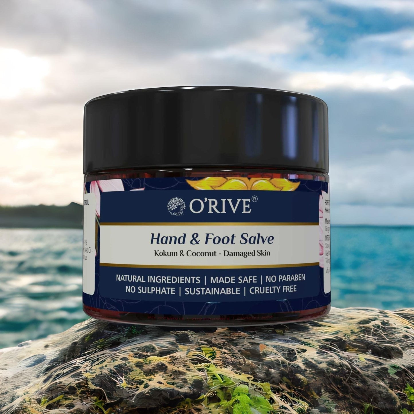 Hand & Foot Salve | Foot Cream | Cracked heel repair cream - Orive Organics