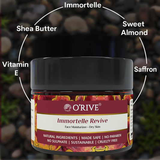 Immortelle Revive | Face Moisturizer | Nourishing Cream Moisturiser - Orive Organics