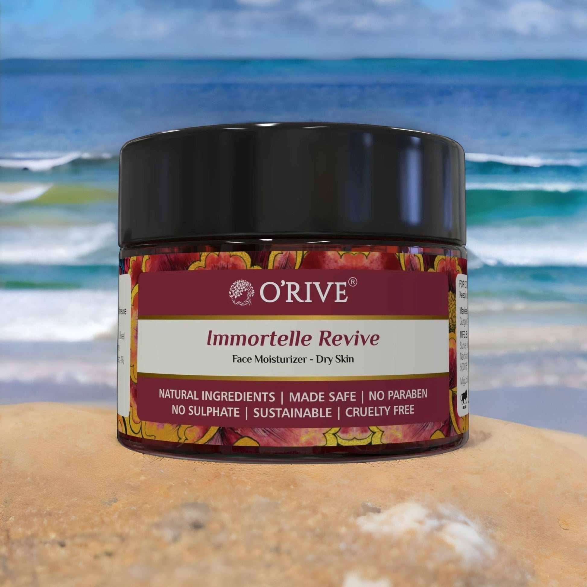 Mini Immortelle Revive | Face Moisturizer | Nourishing Cream Moisturiser - Orive Organics