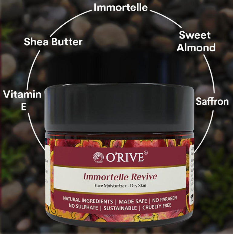 Mini Immortelle Revive | Face Moisturizer | Nourishing Cream Moisturiser - Orive Organics