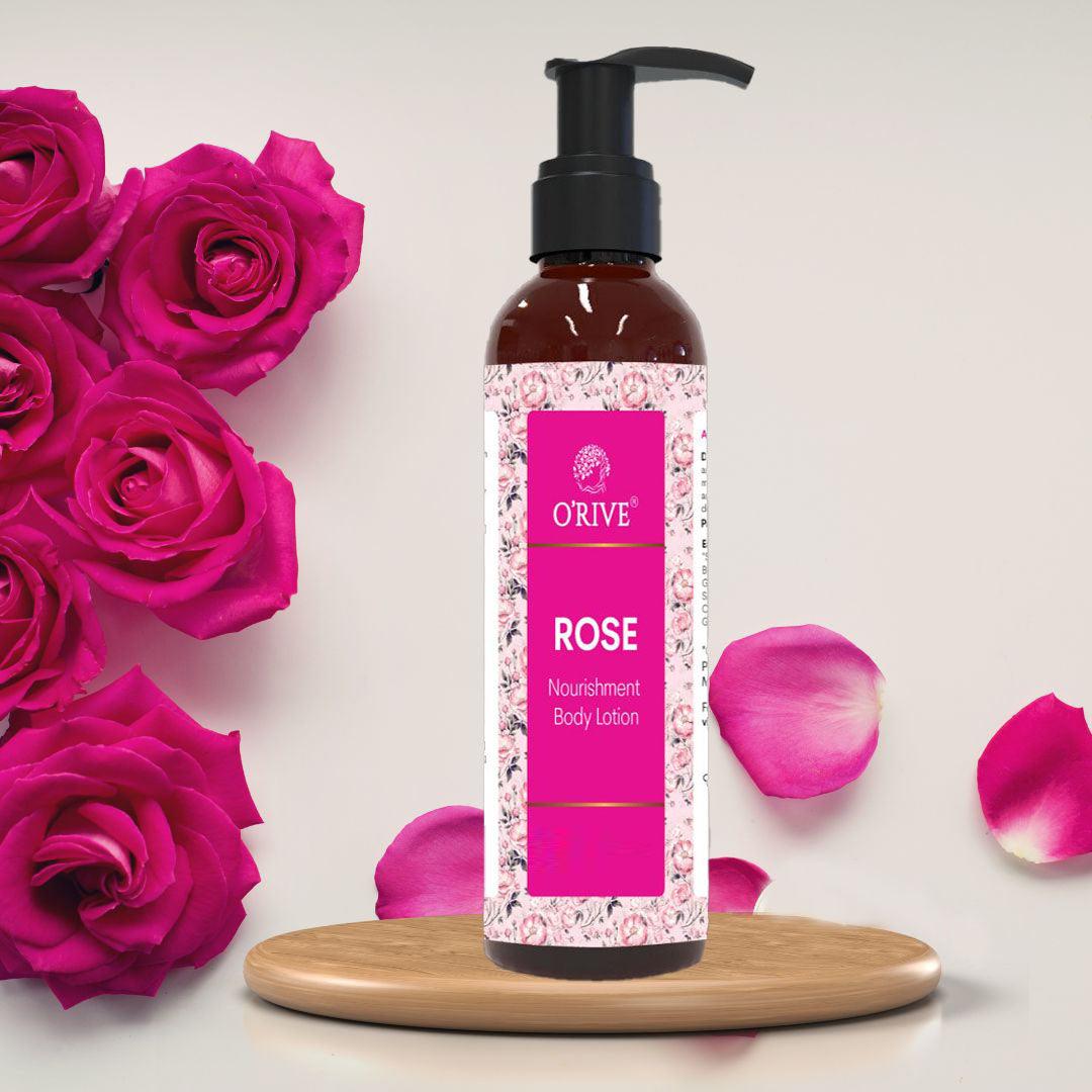 Mini Rose Body Lotion - Orive Organics